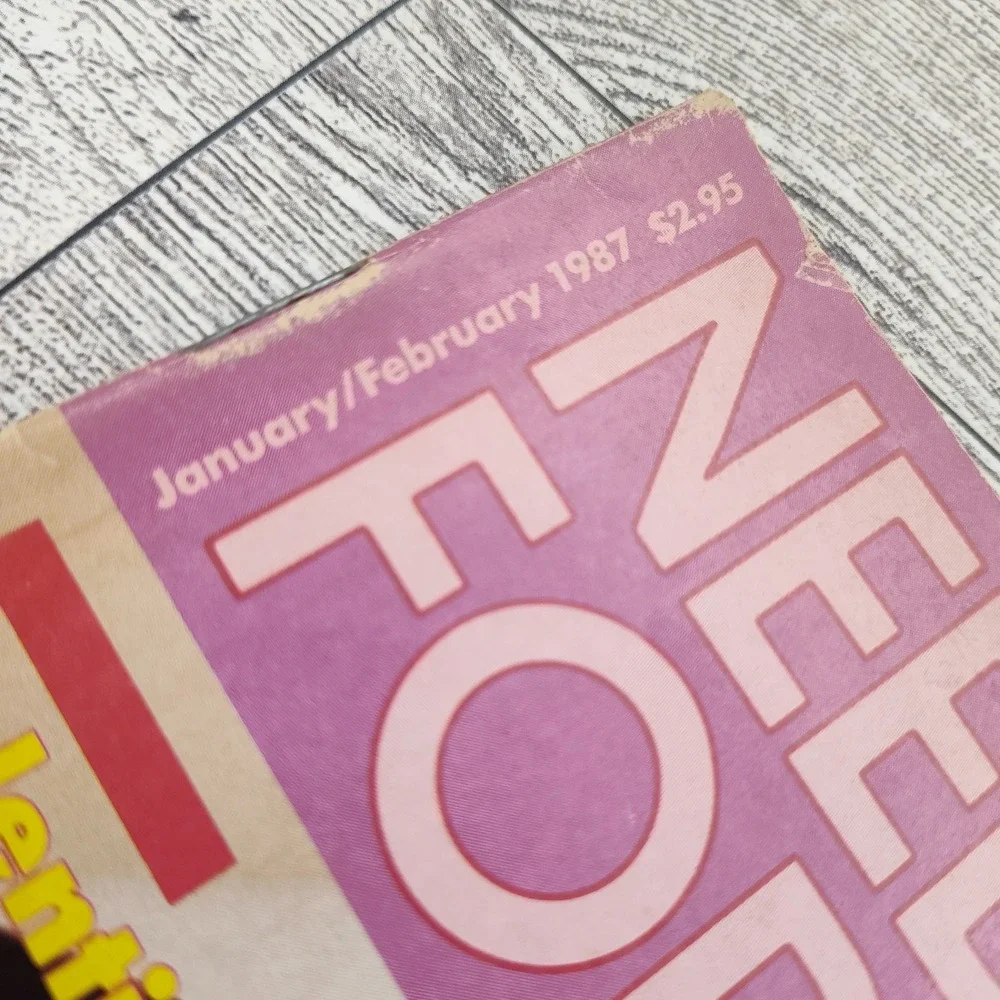 Needlecraft‎ For Today 1987 Retro 80s Rainbow Hearts Vintage Craft Magazine